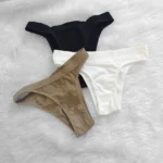 3Pcs/Set Women's Panties High Rise Sport Seamless Brazilian Underwear Sexy Lingerie Female Underpants Comfort Panties Set